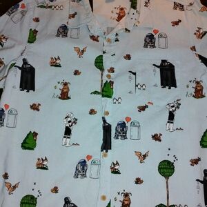Star Wars‎ Themed Button-Up Shirt